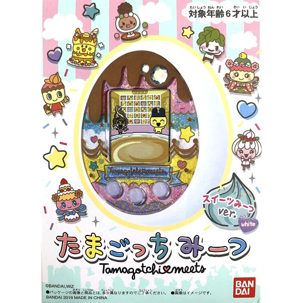Tamagotchi Miitsu Sweet Meitsu Ver. White Bandai Tamagotchi Mitsu Station Installation Store Limited Edition Hot on Sale