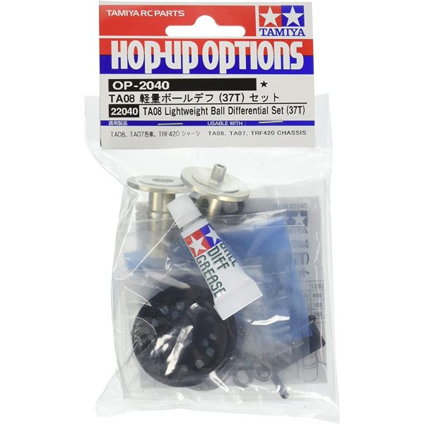 Tamiya 22040 Hop Up Options No. 2040 OP.2040 TA08 Lightweight Ball Def (37T) Set Sale