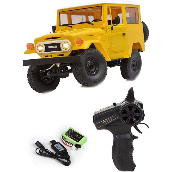 WPL JAPAN C34 WPL Genuine Product with Technical Standards Mark, 112 Scale, 4WD, 4-WD, Four-Wheel Drive, RC Car, Rock Crawling, Crawler, Authentic Battery Included (Yellow) Online Sale