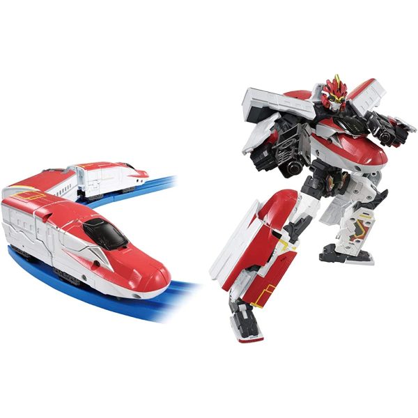 Plarail Bullet Train Transforming Robot Shinkalion Z Shinkalion Z E6 Komachi Red Sale